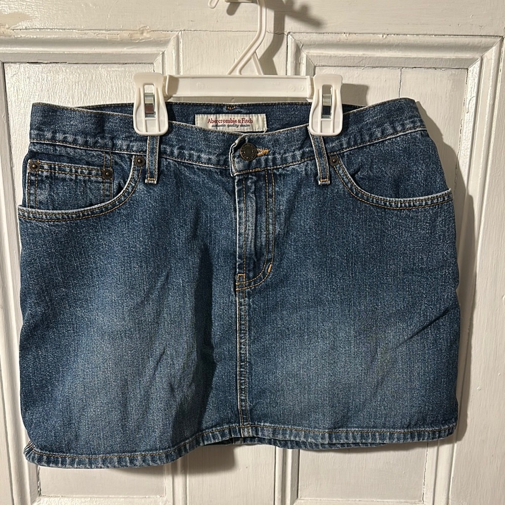 Abercrombie & Fitch Denim Mini Skirt